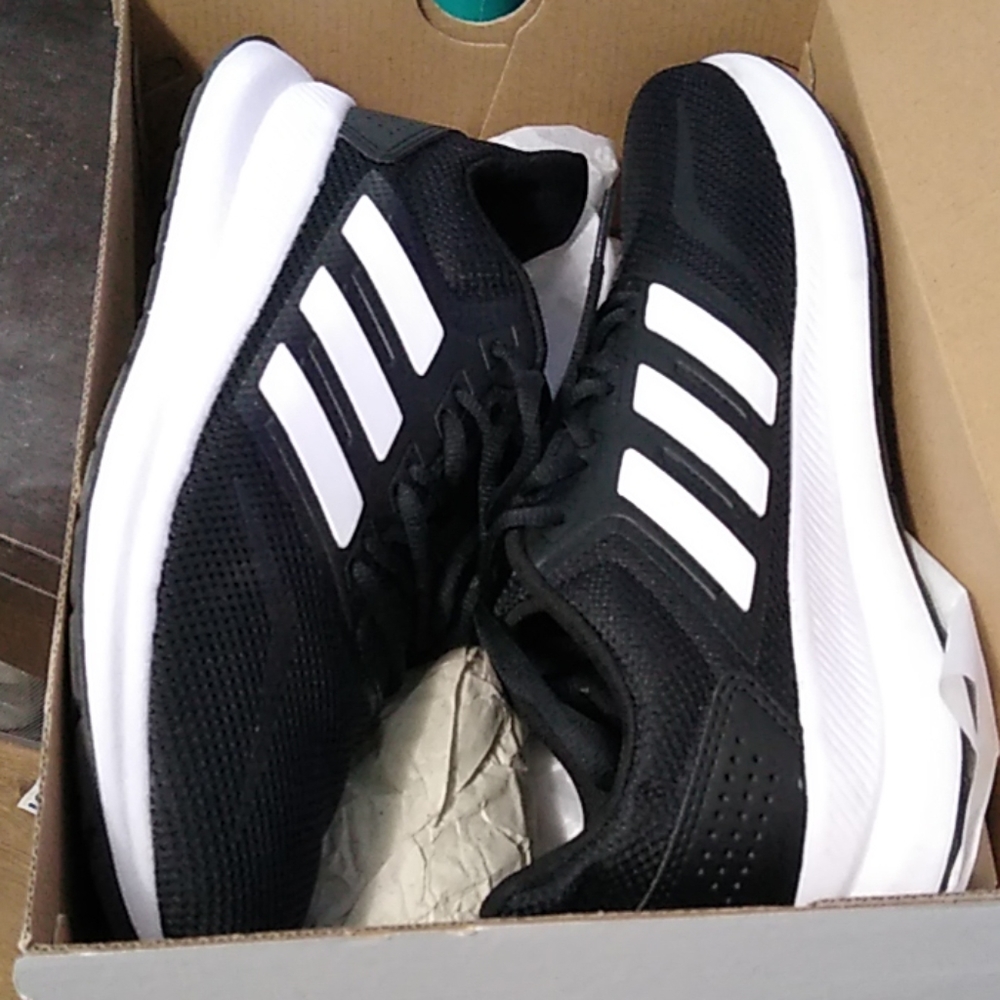 Black and White Adidas